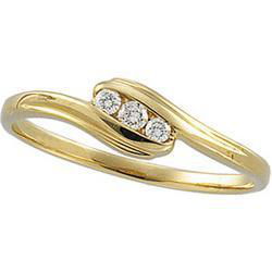 14K Yellow Gold Diamond Ringyellow 