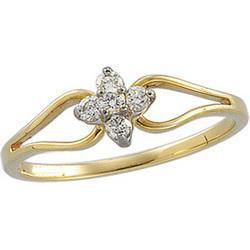 14K Yellow Gold Diamond Ringyellow 