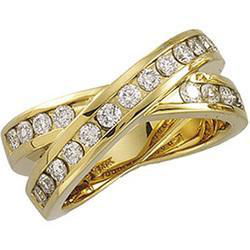 14K Yellow Gold Diamond Ringyellow 