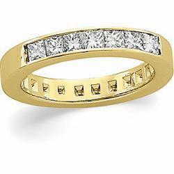 14K Yellow Gold Diamond Wedding Band Ringyellow 