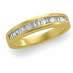 14K Yellow Gold Diamond Anniversary Band Ringyellow 