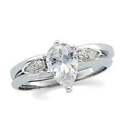 14K Yellow Gold Diamond Bridal Enhancer Ringyellow 
