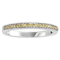 14K White Gold Diamond Bridal Anniversary Band Ringwhite 