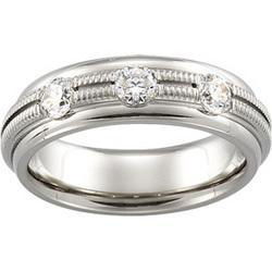 14K White Gold Diamond Bridal Duo Ringwhite 