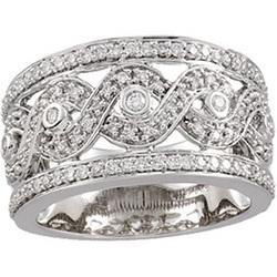 14K White Gold Diamond Ringwhite 