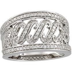 14K White Gold Diamond Ringwhite 