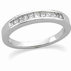14K White Gold Diamond Anniversary Band Ringwhite 