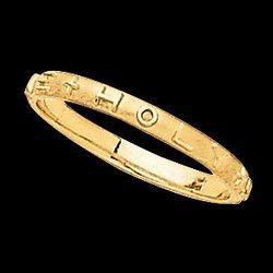 14K Yellow Gold Come Holy Spirit Ring - Size 10yellow 