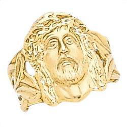 10K Yellow Gold Corrado Jesus Ring - Size 11yellow 