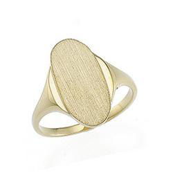 10K Yellow Gold Signet Ringyellow 