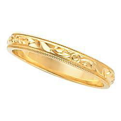 14K Rose Gold Design Bandrose 