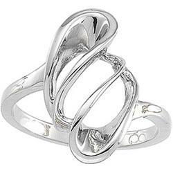 14K White Gold Metal Fashion Ringwhite 