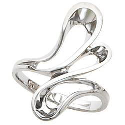 14K White Gold Metal Fashion Ringwhite 