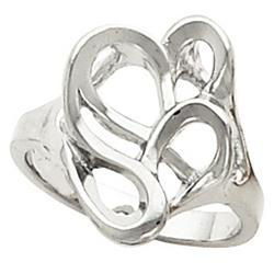14K White Gold Metal Fashion Ringwhite 