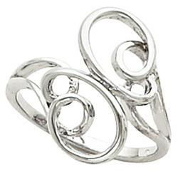 14K White Gold Metal Fashion Ringwhite 