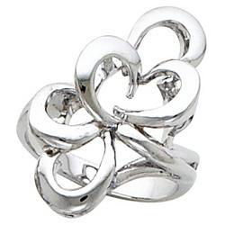 14K White Gold Metal Fashion Ringwhite 