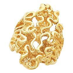 14K White Gold Metal Fashion Ringwhite 