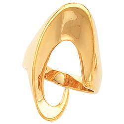 14K White Gold Metal Fashion Ringwhite 