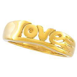14K White Gold Metal Fashion Love Ringwhite 