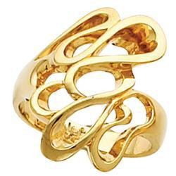 14K White Gold Metal Fashion Ringwhite 