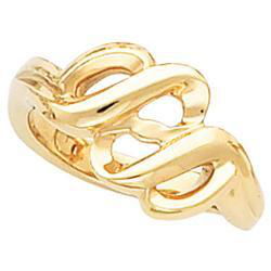 14K White Gold Metal Fashion Ringwhite 