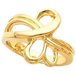 14K White Gold Metal Fashion Ringwhite 