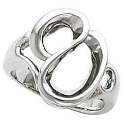 14K White Gold Metal Fashion Ringwhite 