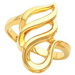 14K White Gold Metal Fashion Ringwhite 