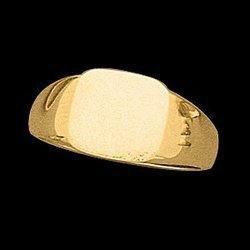 14K White Gold Signet Ringwhite 