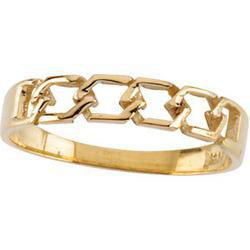 14K Yellow Gold Teen Ringyellow 