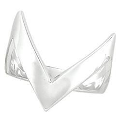 14K Yellow Gold V Shaped Ringyellow 