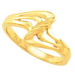 14K Yellow Gold Metal Fashion Ringyellow 