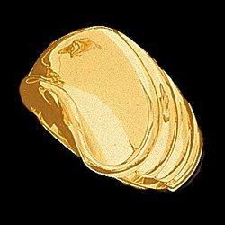 14K Yellow Gold Metal Fashion Ringyellow 