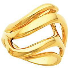 14K Yellow Gold Metal Fashion Ringyellow 
