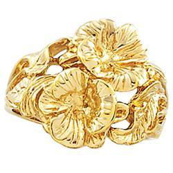 14K Yellow Gold Metal Fashion Ringyellow 