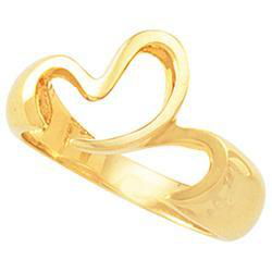14K Yellow Gold Metal Fashion Ringyellow 