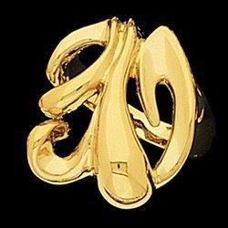 14K Yellow Gold Metal Fashion Ringyellow 