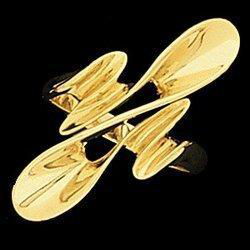 14K Yellow Gold Metal Fashion Ringyellow 