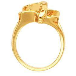 14K Yellow Gold Metal Fashion Ringyellow 