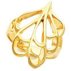 14K Yellow Gold Metal Fashion Ringyellow 