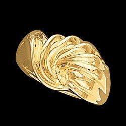 14K Yellow Gold Metal Fashion Ringyellow 