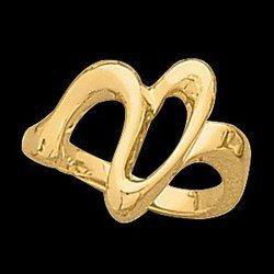 14K Yellow Gold Metal Fashion Ringyellow 