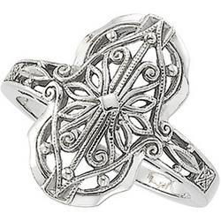 14K Yellow Gold Filigree Mountingyellow 