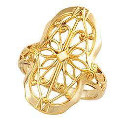 14K Yellow Gold Filigree Mountingyellow 