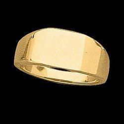 14K Yellow Gold Signet Ringyellow 