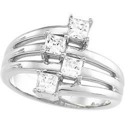 14K Yellow Gold Cubic Zirconia Right Hand Ringyellow 
