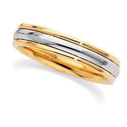 Platinum & 18K Yellow Gold Design Bandplatinum 