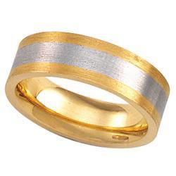 Platinum & 18K Yellow Gold Design Bandplatinum 