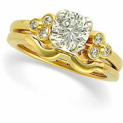 14K Yellow Gold Band For Tulipsetyellow 