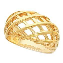 14K Yellow Gold Fashion Band Ringyellow 